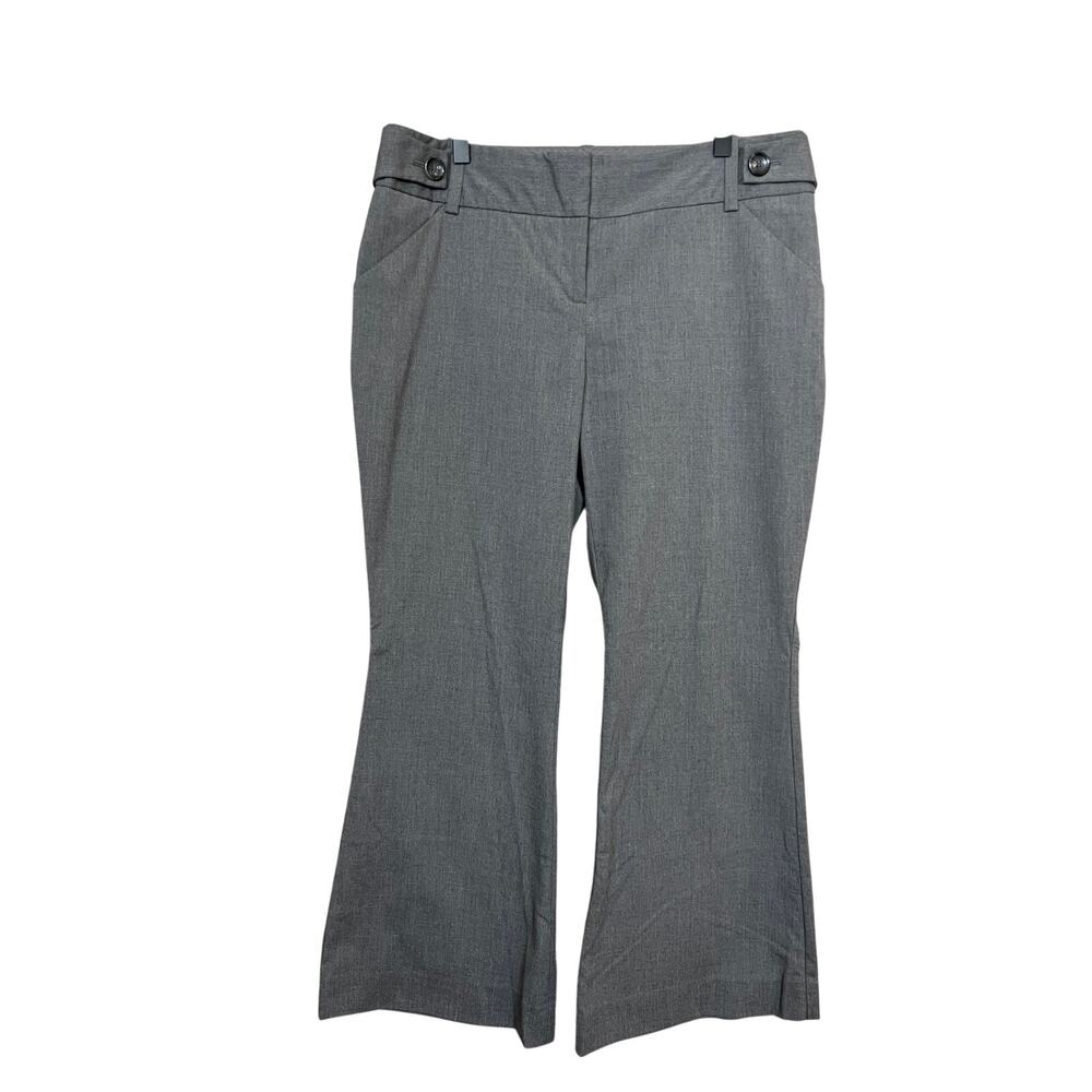 The Limited Cassidy Fit Gray Stretch Dress Pants Career Workwear Size 12 Short